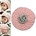 VIKEN Winter Warm Cute Baby Kids Girls Toddler Knit Beanie Crochet Rib Pom Pom Hat Cap Color Pink