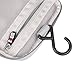 BUBM Travel Nylon Waterproof Beauty Toiletry Bag with Wall Hook Hanging Cosmetic Makeup Organizer