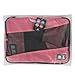 BAGSMART Travel Packing Cubes 3 Set Luggage Packing Organizers, Pink
