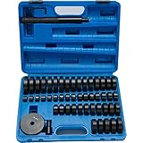 8milelake 50 Piece Custom Bush, Bearing, and Seal Driver Set