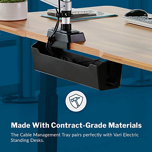 Vari Cable Management Tray Under Desk Cord Management and