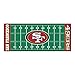 FANMATS 7365 NFL - San Francisco 49ers Football Field Runner | Green | 30