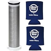1 1/8" (W) x 5 1/8" (L) KleenWater 100 Mesh Stainless Steel Spin Down Replacement Screen Compatible with Rusco, Water Source, Campbell, Lowes, ProPlumber