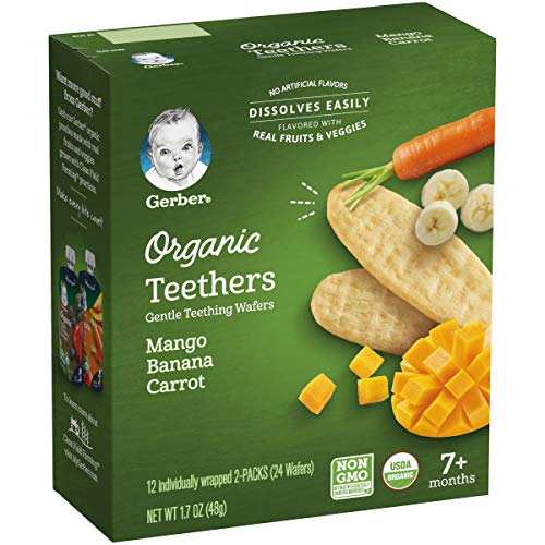 gerber teething wafers