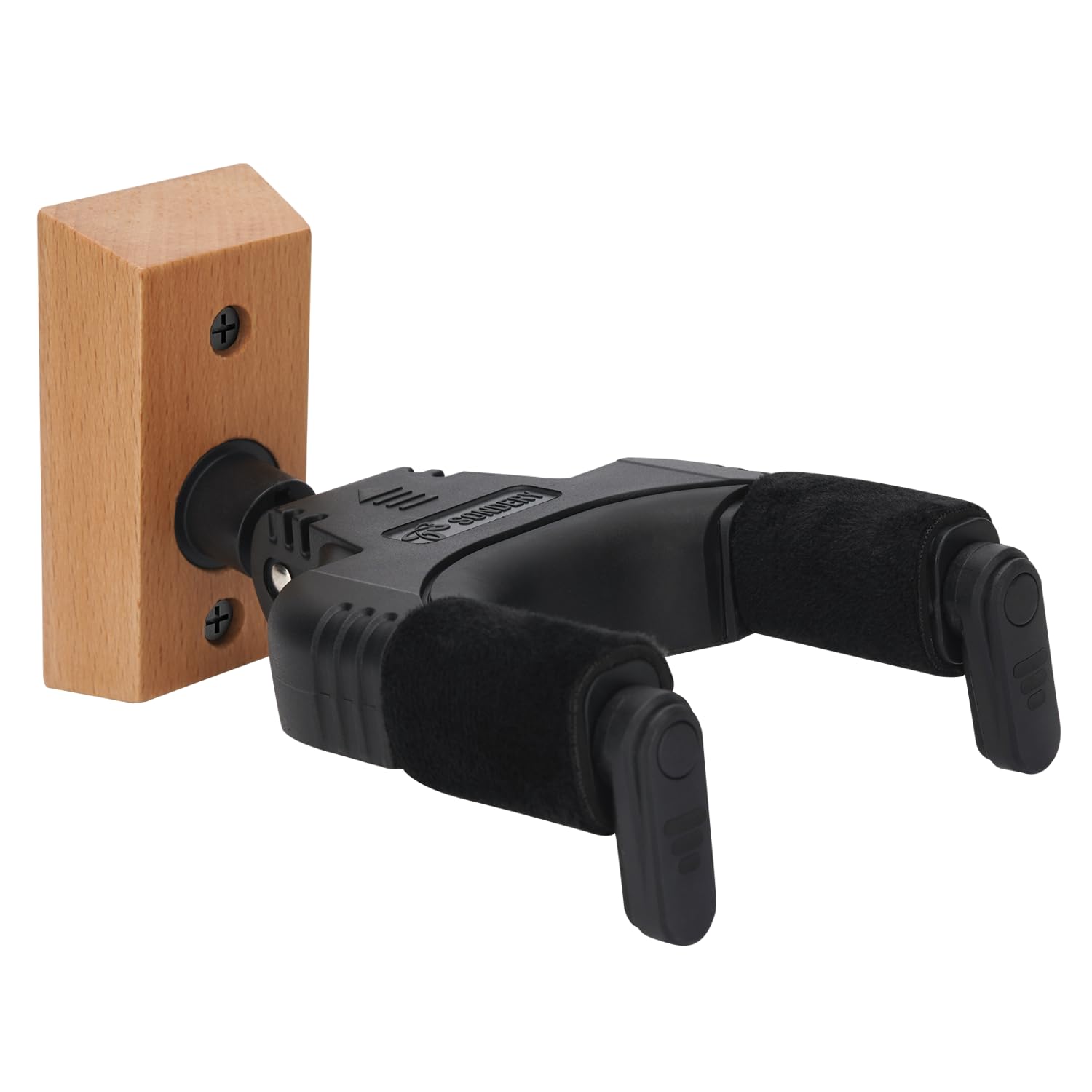 Sondery Guitar Wall Mount Hanger, Auto Lock and Adjustable Hook Holder for Acoustic and Electric Guitar, Ukulele, Bass, Banjo and Mandolin, Safely Cradles Nitro-Finished and High-End Guitars