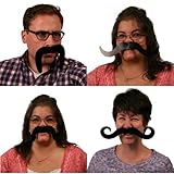 Moustaches - 4 pieces