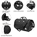 ACSTEP Travel Suit Bag,Garment Bags for Travel,45L Convertible Suit Bag for Men Women,Waterproof Duffle Shoulder Garment Bags, Black
