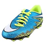 Nike Jr. Hypervenom Phelon II FG Ground Soccer Shoe (Blue Lagoon, Volt)