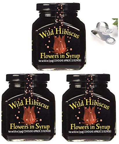 Wild Hibiscus Flowers in Syrup