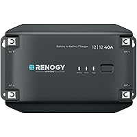 RENOGY 12V 40A DC to DC Battery Charger, for AGM, Gel, Flooded and Lithium Battery
