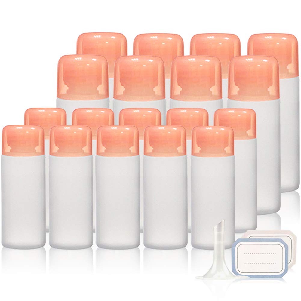Travel Size Container 18 Pcs Travel Bottles 1 oz & 2 oz