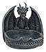 Ebros Mythical Guardian Dragon With Celtic Knotwork Round Cigarette Ashtray Statue 5.5