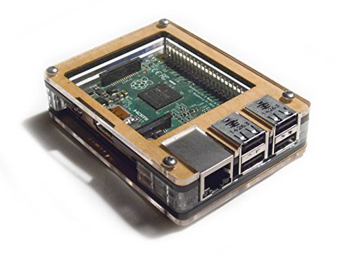 Zebra Case - Raspberry Pi3, 2, B+ and 2B (Maple) with Heatsinks ~ C4Labs
