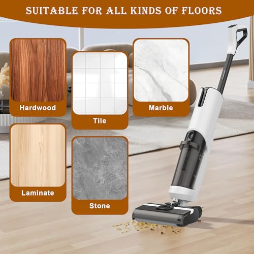 Vacuum Cleaner Filter for Dreame H12 Pro, 2 HEPA Filters + 2 Roller Nrosses + 1 Cleaning Brush, for Dreame H12 Pro Vacuum Cleaners