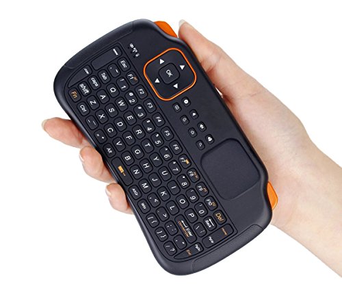 C-Zone 2.4GHz Mini H7 Wireless Entertainment Keyboard with Touchpad for PC, Pad, Andriod TV Box, Google TV Box, Xbox360, PS3 (Black)