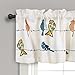Lush Decor Rowley Birds Light Filtering Valance, Single Panel, 52