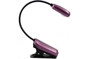 The Original Mighty Bright MiniFlex Clip On Book Light Reading Light, 1 Bright White LED, Flexible, Durable, Compact Design Perfect For Bookworms, Kids, Read in Bed, 25 Hour Battery Life (Pink)