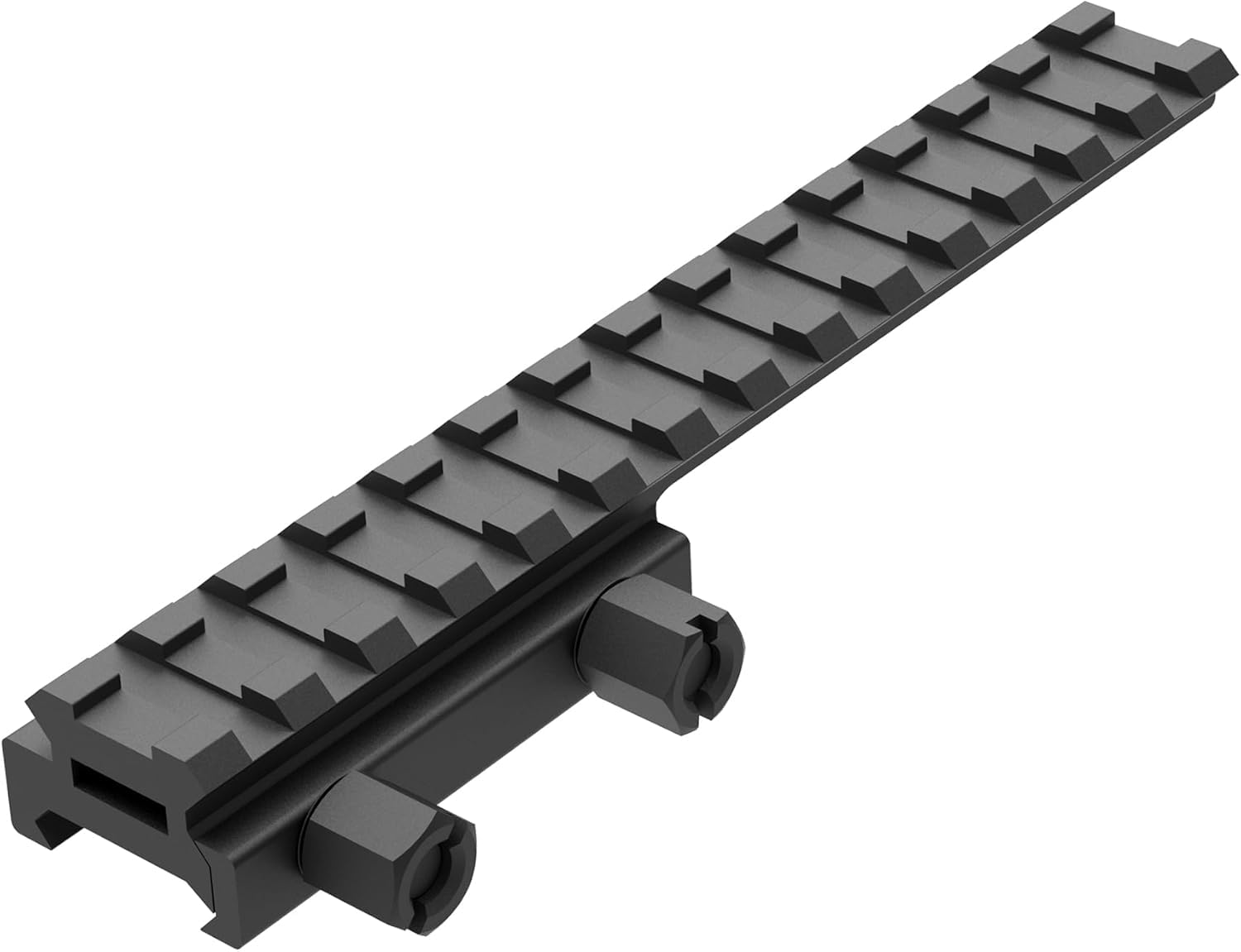 Photo 1 of 14-Slot Picatinny Rail Riser Mount, (1"/0.83"/0.5" Height), 5.7" Length Flat Top Mount Adapter and Riser Mount (Low - 0.5") (MT050-14)