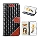 SASA iPhone 6 Wallet Case, Premium PU Leather Wallet Case with Stand Feature, Ultra Slim - Card Slot - Flip Cover for iPhone 6/6s (Black)