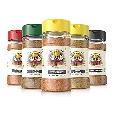 #1 Best-Selling 5oz. Flavor God Seasonings - Gluten Free, Low Sodium, Paleo, Vegan, No MSG (SINGLE SEASONING)