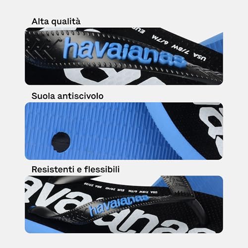 Top Logomania 2 Unisex - Adulto FlipFlop Brilliant Blue 43 EU