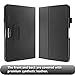 Iconia One 10.1 B3-A30 case, Infiland Folio Premium PU Leather Case Cover for Newest Iconia One B3-A30 10.1 Inch MediaTek MT8163 Quad-core Tablet, Black