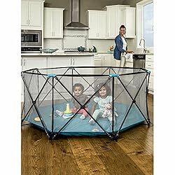 8 Panel Foldable Mesh Childrens Play YYard
