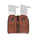 Aker Leather 616 Carry Comp II, Double Magazine Pouch, Tan