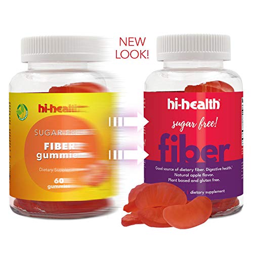 HiHealth SugarFree Fiber Gummy, Plant Based, GlutenFree, Ketogenic