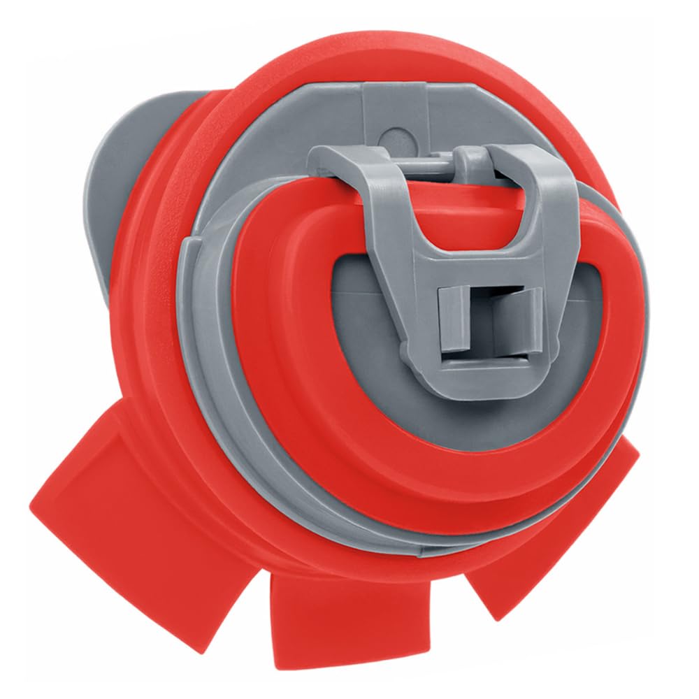 Vogi Shower Drain Odour Trap - Black/Red - Stainless Steel