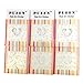 PUEEN 3D Nail Art Sticker Collection Set F1 - 12 Packs in Different Designs (Over 288 Stickers) White w/ Rhinestones 3D Flowers Butterflies Hearts Nail Art Decal Stickers for Cellphones & Nails Decorations-BH000261