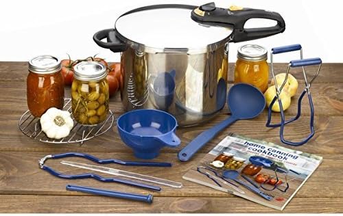 Fagor America Duo 10-piece 18/10 Tri-ply Encapsulated Bottom Pressure Cooker Canning Set