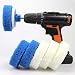 Cooptop 7 Piece Drill Brush Attachment Set - Power Scrub Pad Cleaning Kit - Power Scrubbing Drill Attachment - Cleaning Scouring Pads