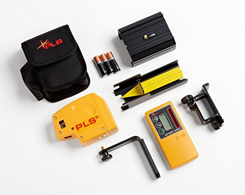 Pacific Laser Systems PLS 5-Beam Laser Level with Cross Line Laser System with SLD Detector PLS-60542