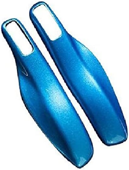 Car Key Case Plastic Cover Remote Key Fob Flip Key Protection Cover Side Blades For Porsche 991 981 Cayenne Panamera(Blue)