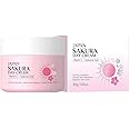 Sakura Day Cream, Cherry Blossom Skincare Face Moisturizer with Vitamin C & Hyaluronic Acid, Nourishing Face Cream for Long-Lasting Hydration and Smooth Skin