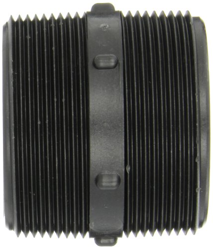 Banjo NIP300-SH Polypropylene Pipe Fitting, Short Nipple, Schedule 80, 3" NPT Male, 3" Length - Thumbnail 2