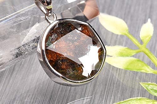 Amazon Co Jp 福縁閣 １点物 Silver925 パラサイト隕石 17 5mm 六芒星 ペンダントトップ P52 天然石 パワーストーン ビーズ ジュエリー