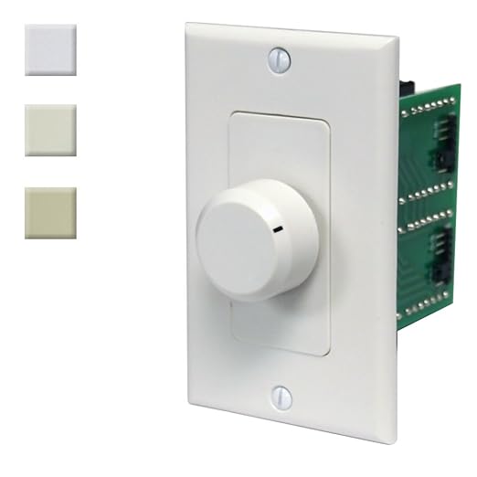 100W In Wall Stereo Speaker Volume Control with Impedance
