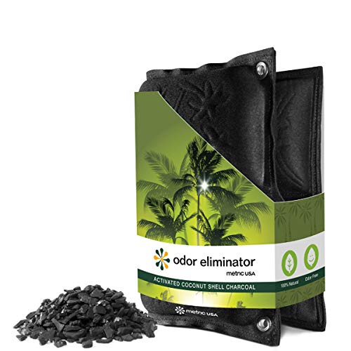  1 Rated Odor Eliminator by Metric USA Coconut Shell Charcoal Natural