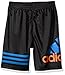 adidas Toddler Boys' Active Logo Shorts, Caviar Black, 2T