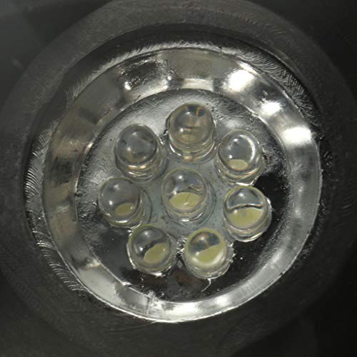 Miaomiaogo 12V Universal Motorcycle Headlights LED Dirtbike Motorcycle LED Headlight Fairing Light Replacement