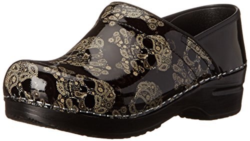 sanita sugar skull clogs