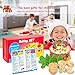 SANBANFU Kids Cooking Baking Set Baking Supplies Cupcake Decorating kit-40 pcs Include Silicone Chocolate Molds,Cupcake Cups,Cake Decorating kit,Cookie Cutters,Measuring Spoons,Rolling Pin