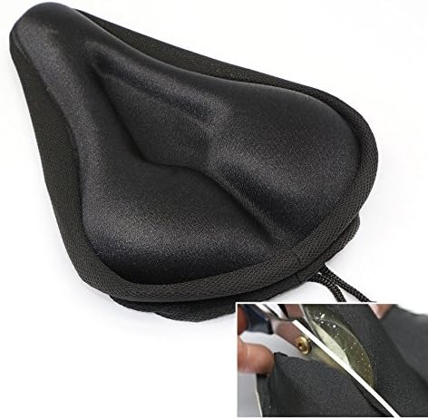 Sinxono Padded Gel Bicycle Saddle Cover 11x7 Inch for Cruiser and Kids Bicycle Seat Cover