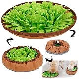 AWOOF Dog Puzzle Toys, Pet Snuffle Mat for Dogs, Interactive Feed Game for Boredom, Encourages Natural Foraging Skills for Cats Dogs Bowl Travel Use, Dog Treat Dispenser Indoor Outdoor Stress Relief