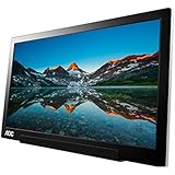 AOC i1601fwux 16-Inch IPS Extremely Slim USB-C Powered Portable Monitor, 1920x1080 Res, 5ms, Smart Cover/Stand