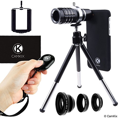 Lens and bluetooth shutter remote kit for apple iphone …