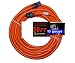 50 ft 10 gauge extension cord - Powerful 15 Amps, 125 Volts, 1,875 Watt Extension Cords Lighted Ends (50ft 10 Gauge,Orange)