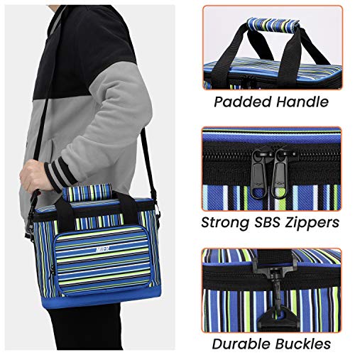 MIER 16 Can Large Insulated Lunch Bag for Women and Men, Soft Leakproof